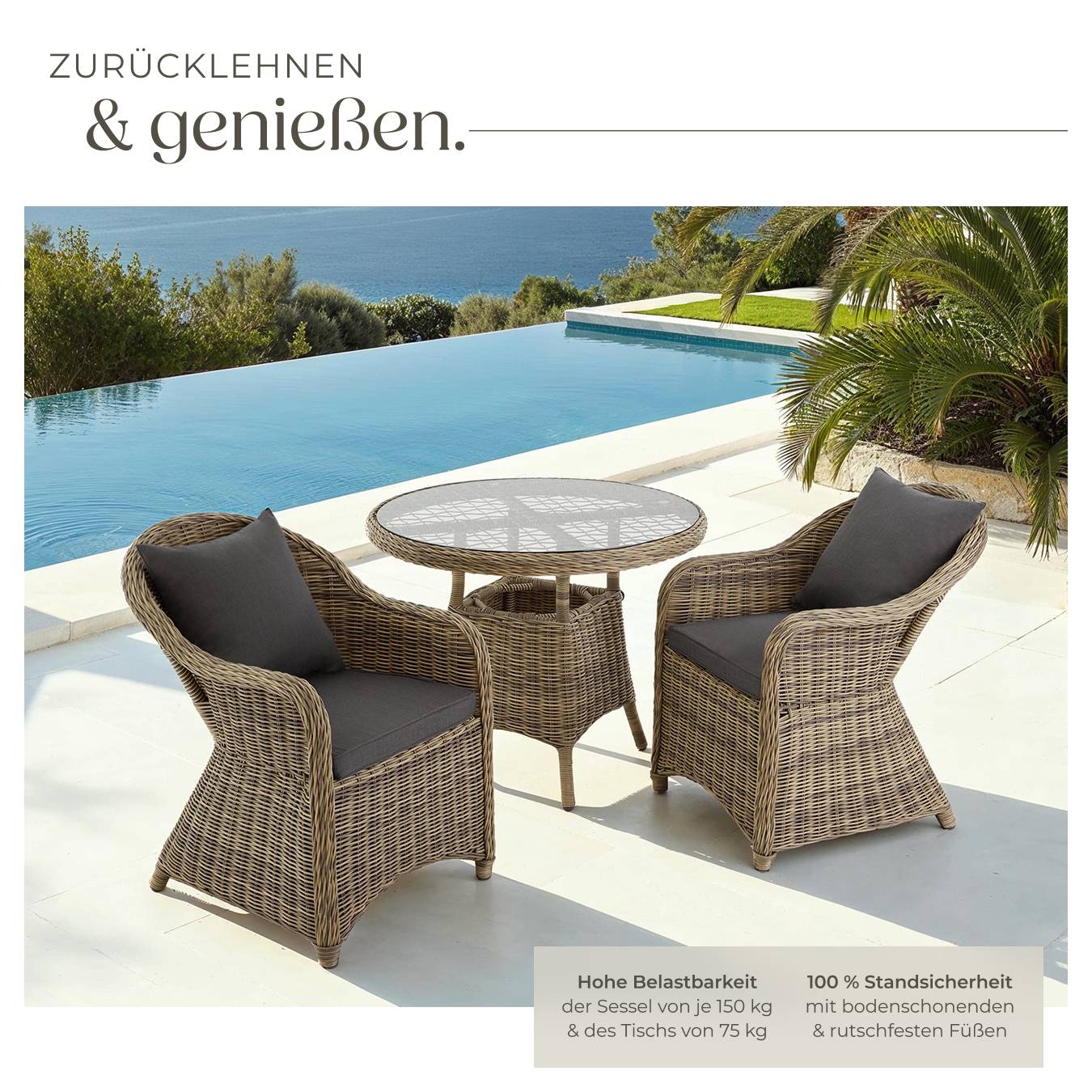 Rattan Sitzgruppe Zürich