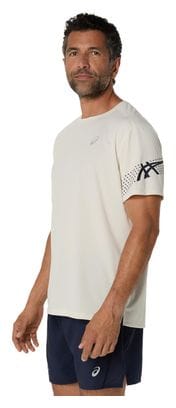 Maillot manches courtes Asics Icon Beige Homme