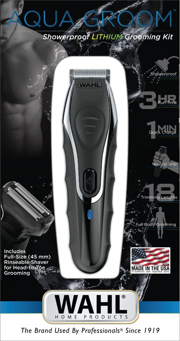 Wahl Hårtrimmer Sæt Til Mænd Og Kvinder - Aqua Groom