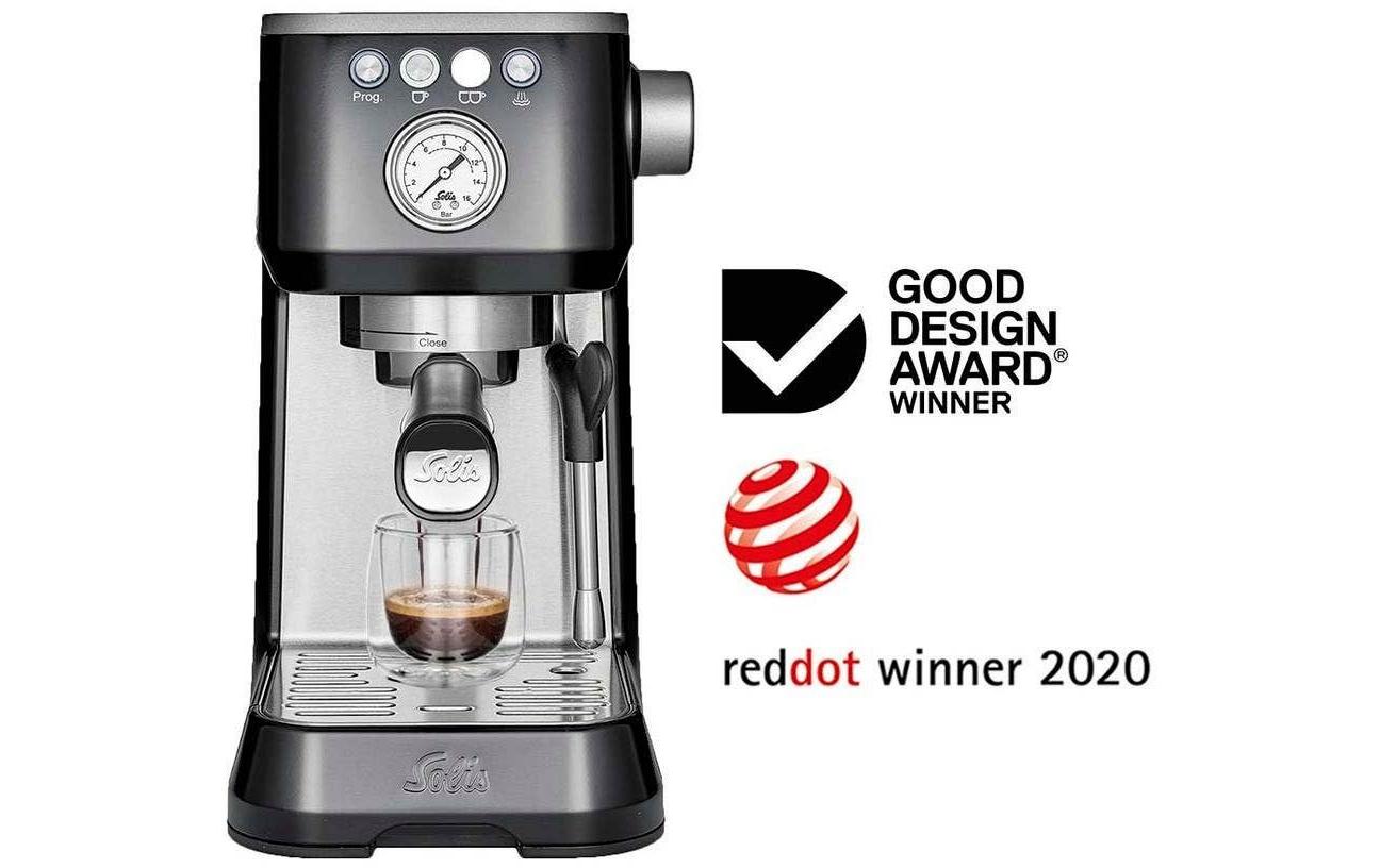 Siebträgermaschine Barista Perfetta Plus Schwarz<br>Kompakte Siebträgermaschine