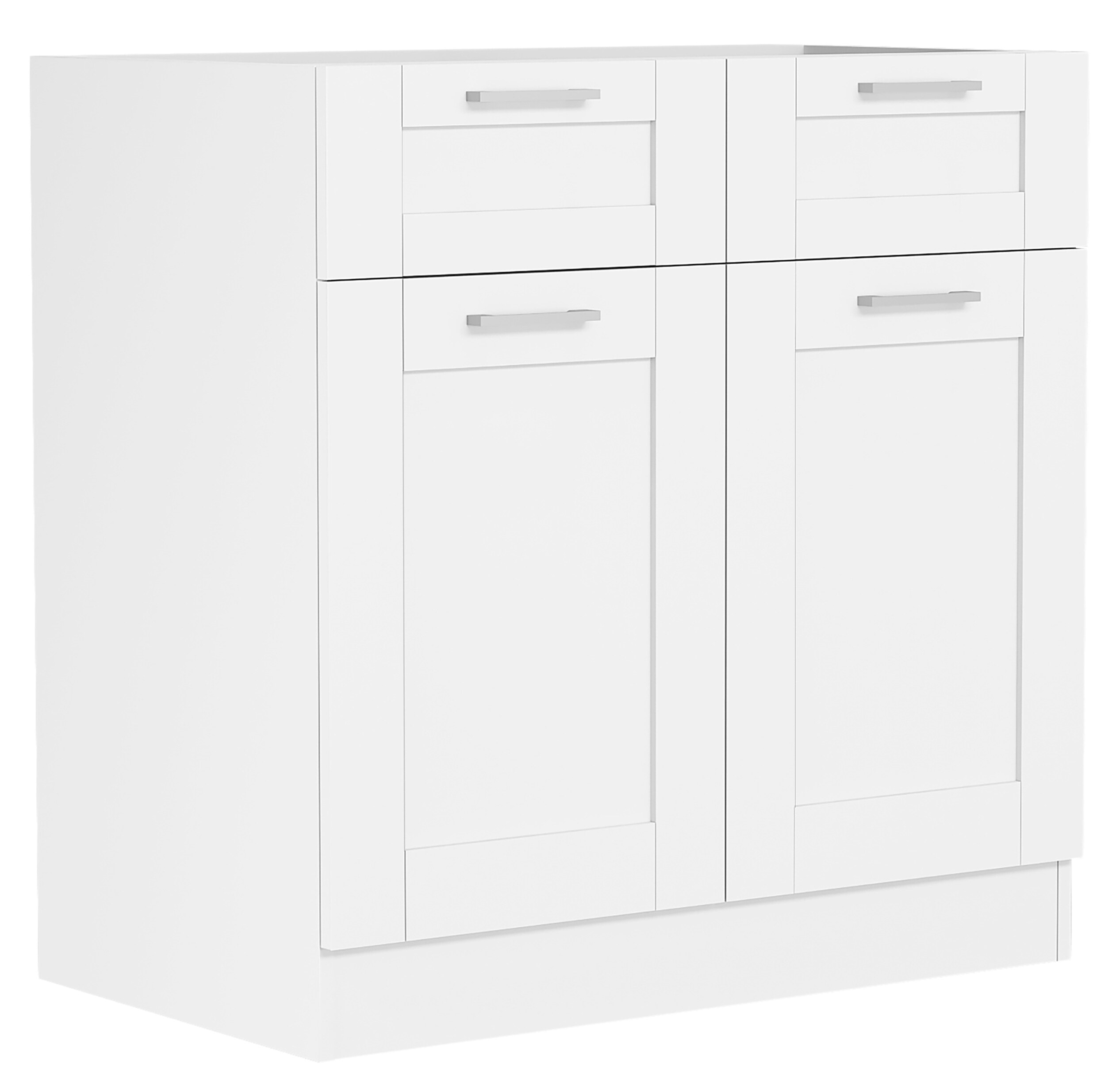 VCM Küchenschrank Breite 80 cm Schublade Unterschrank Küche Küchenmöbel Landhaus Colura
