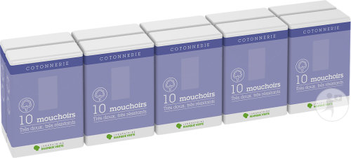 Marque Verte Mouchoir Pocket 100 Pièces