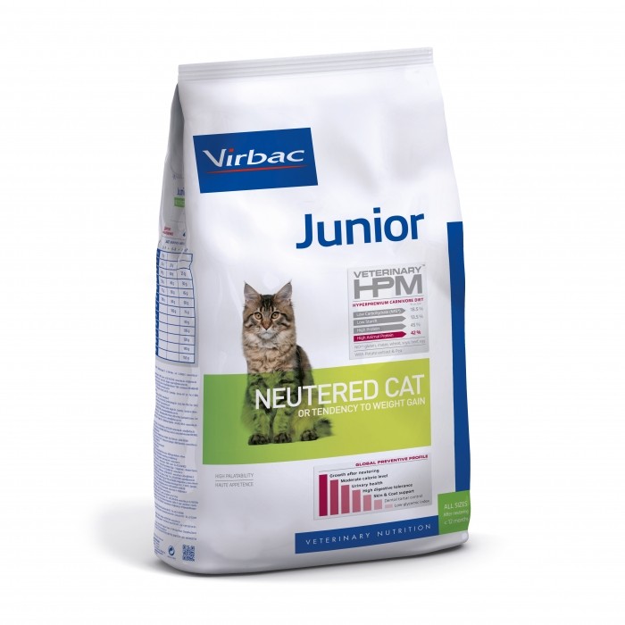 VIRBAC VETERINARY HPM Physiologique Junior Neutered Cat