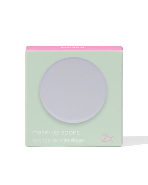 éponge de maquillage ronde - lot de 2