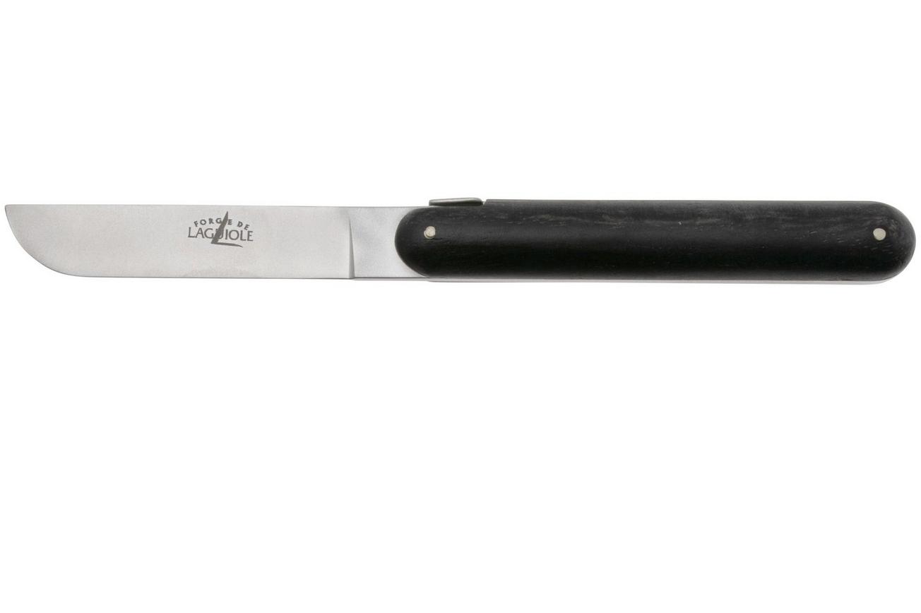 Forge de Laguiole Putman Butter Knife Ebony, botermes, gematteerd, Andrée Putman design
