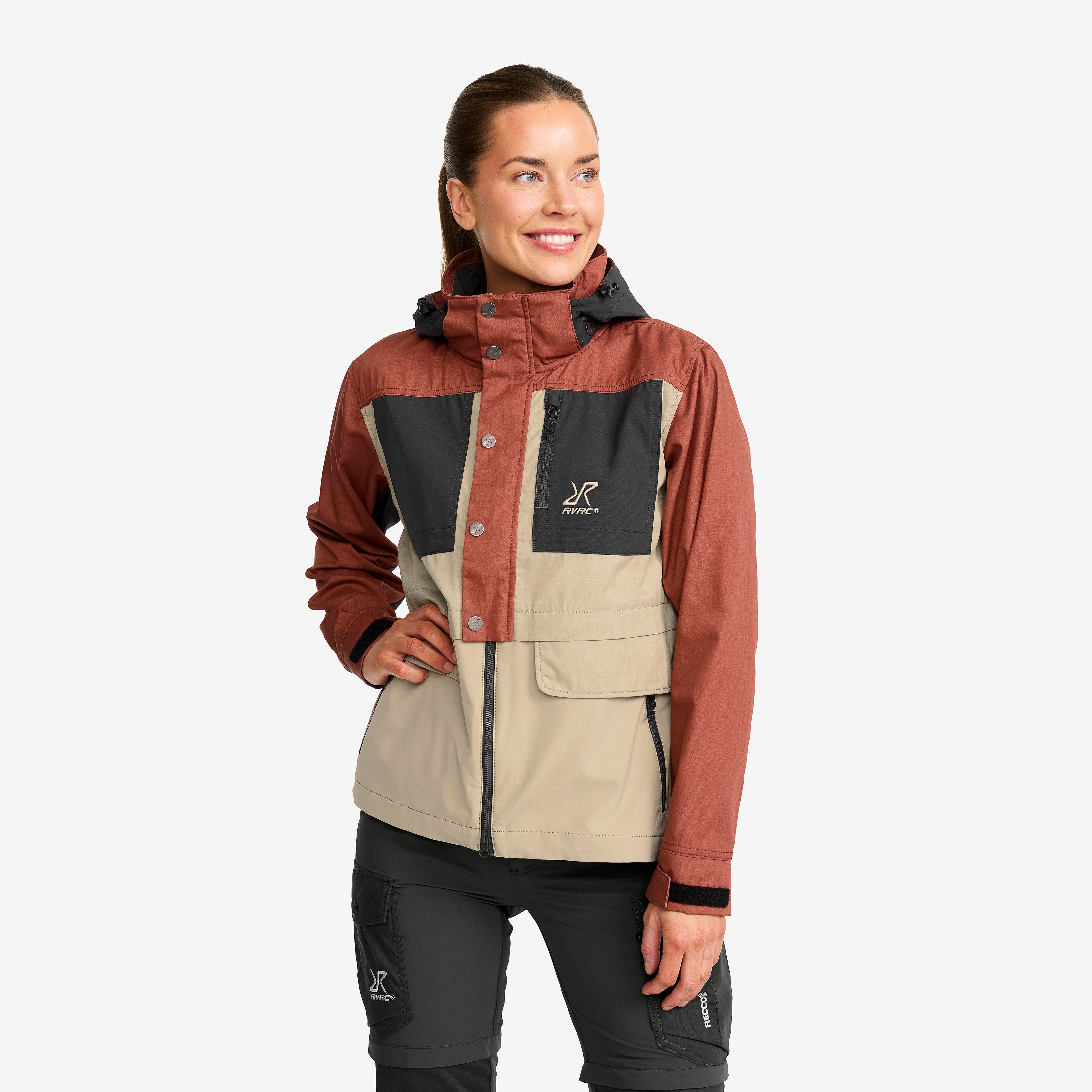 Rambler Lightweight Pro Jacket Dame Pink Mahogany/Aluminium