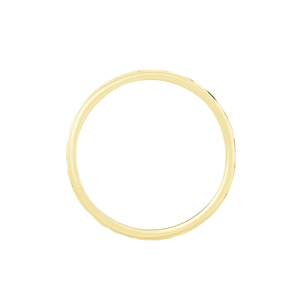 Alliance Mano Ruban Plat Or Bicolore