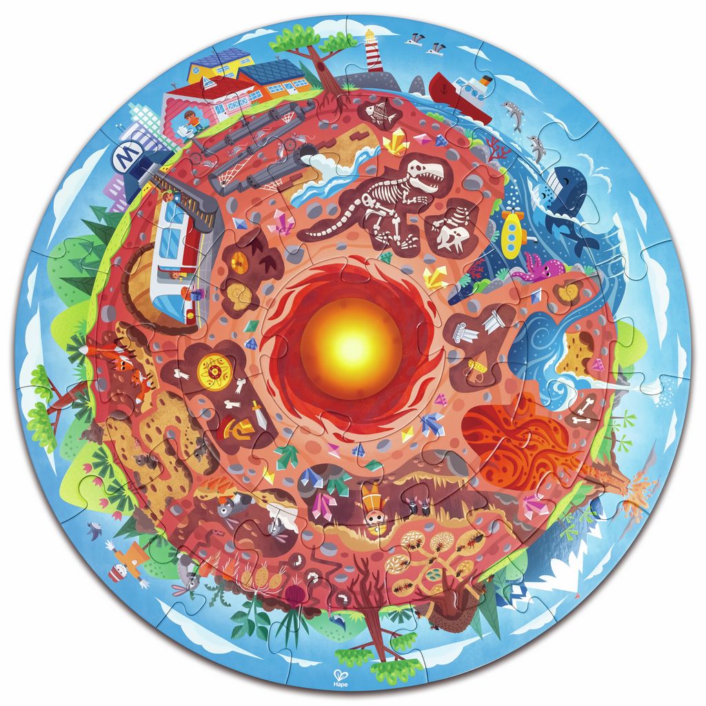 Hape Puzzle Unter der Erde