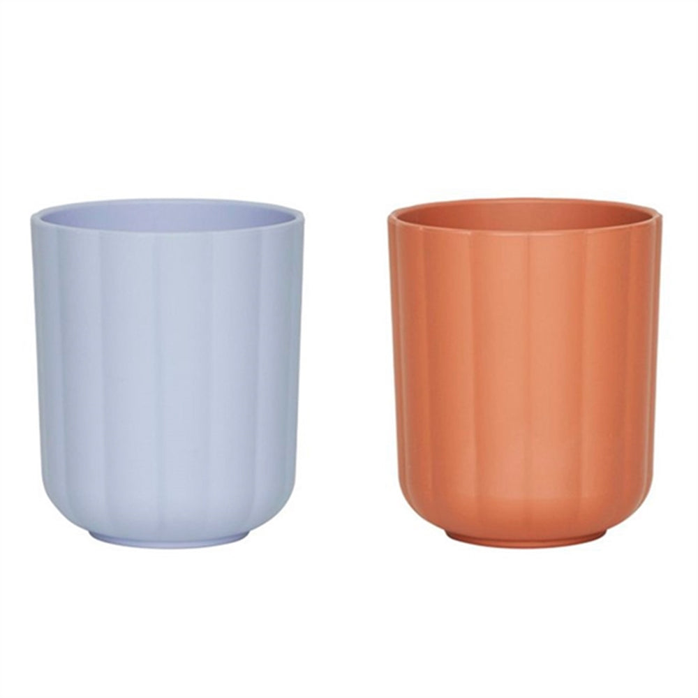 Køb OYOY Pullo Kop 2-pak Caramel / Ice Blue
