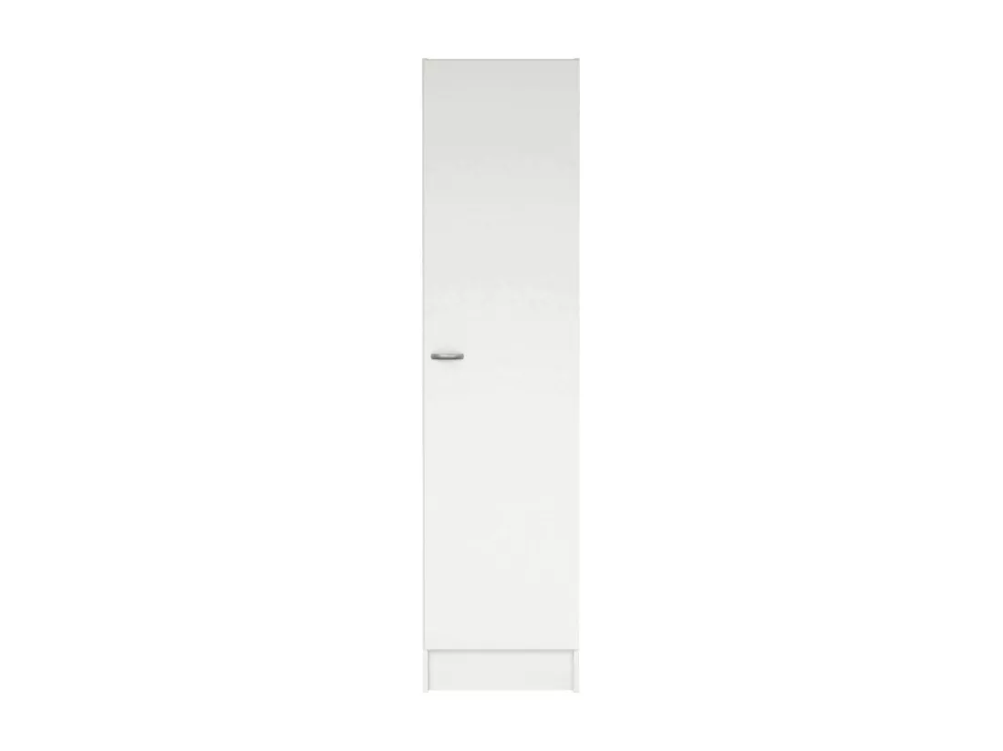 Grande Garde-robe Airone, Meubles de chambre, Penderie de plain-pied, Placard à vêtements, 49x47 h200 cm, Blanc