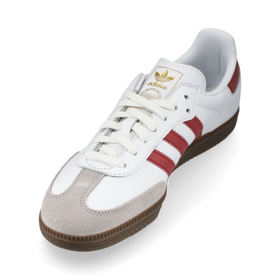 adidas Original Samba OG - Blanc/Preloved Red/Gris