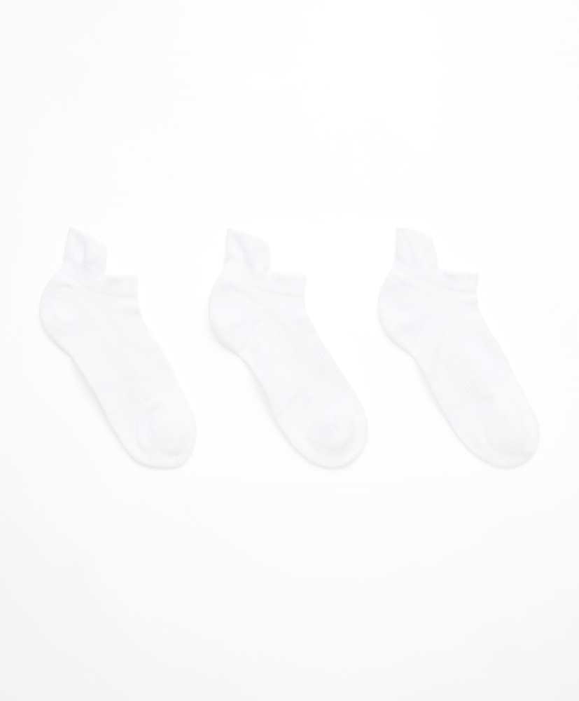 3 pares de meias de algodão para tênis esportivos