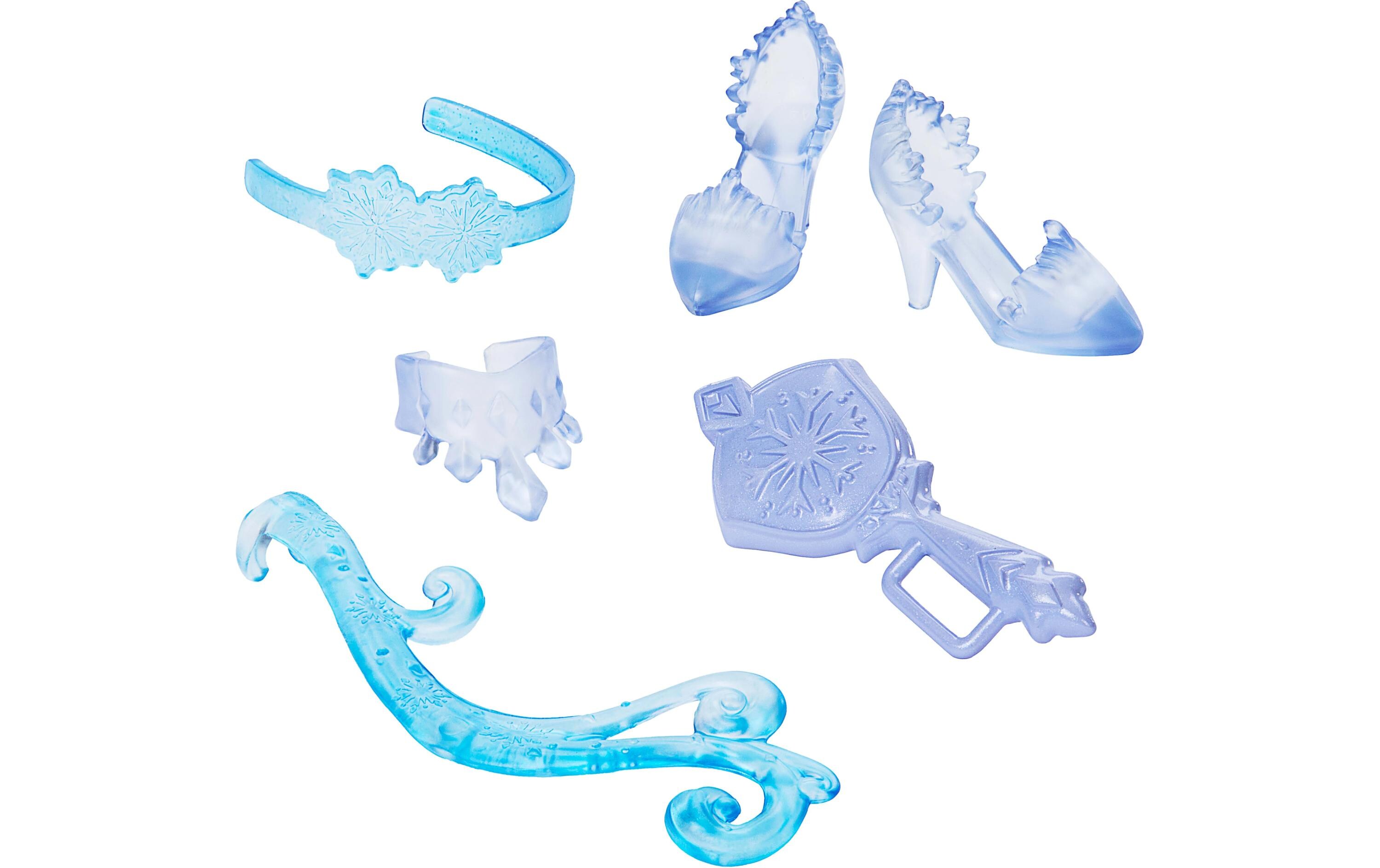 Puppe Eiskönigin Spin & Reveal ElsaModepuppe und Accessoires mit 11 Überraschungen aus dem Disney-Film