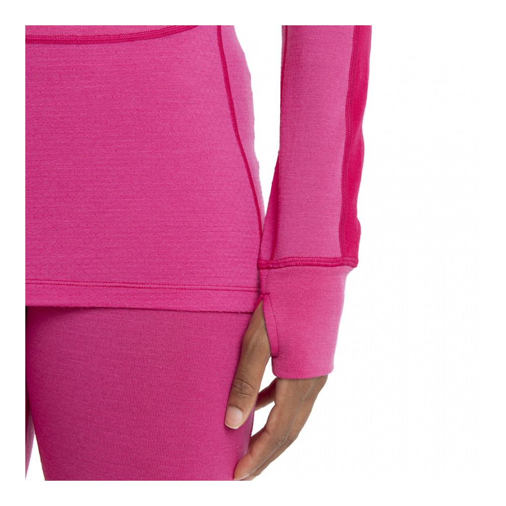 Icebreaker ZONEKNIT 260 - Sous-couche Femme tempo/electron pink/cb