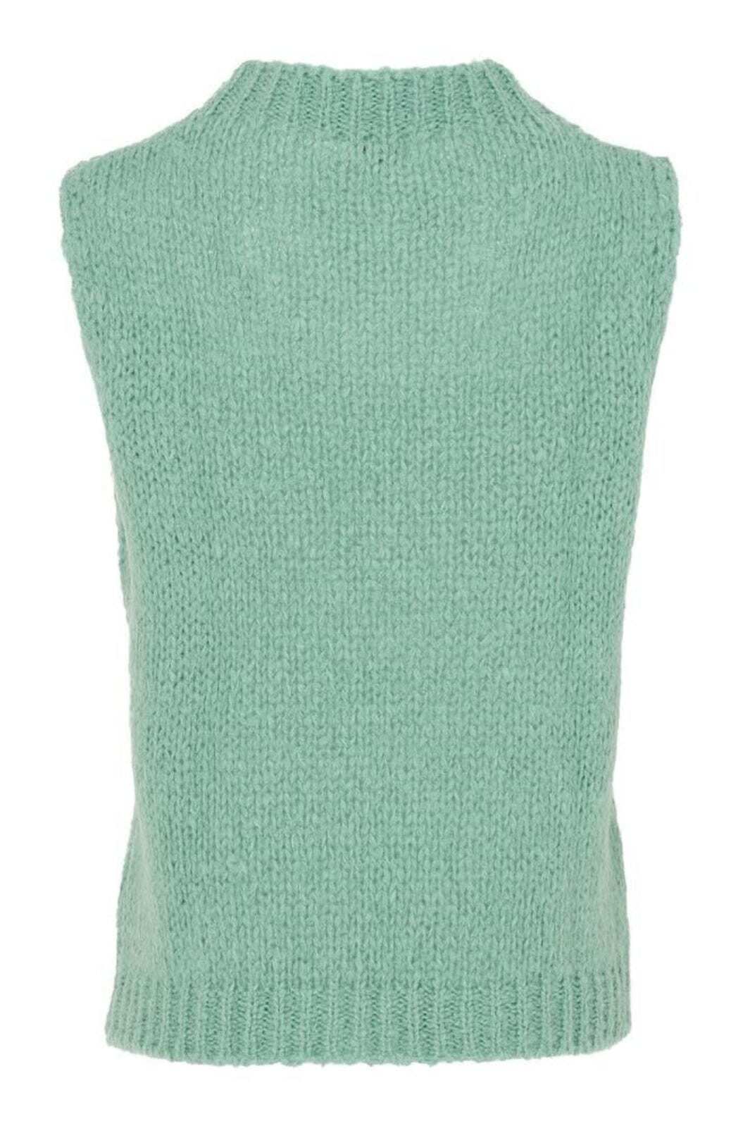 Noella Kala Vest Wool dusty mint