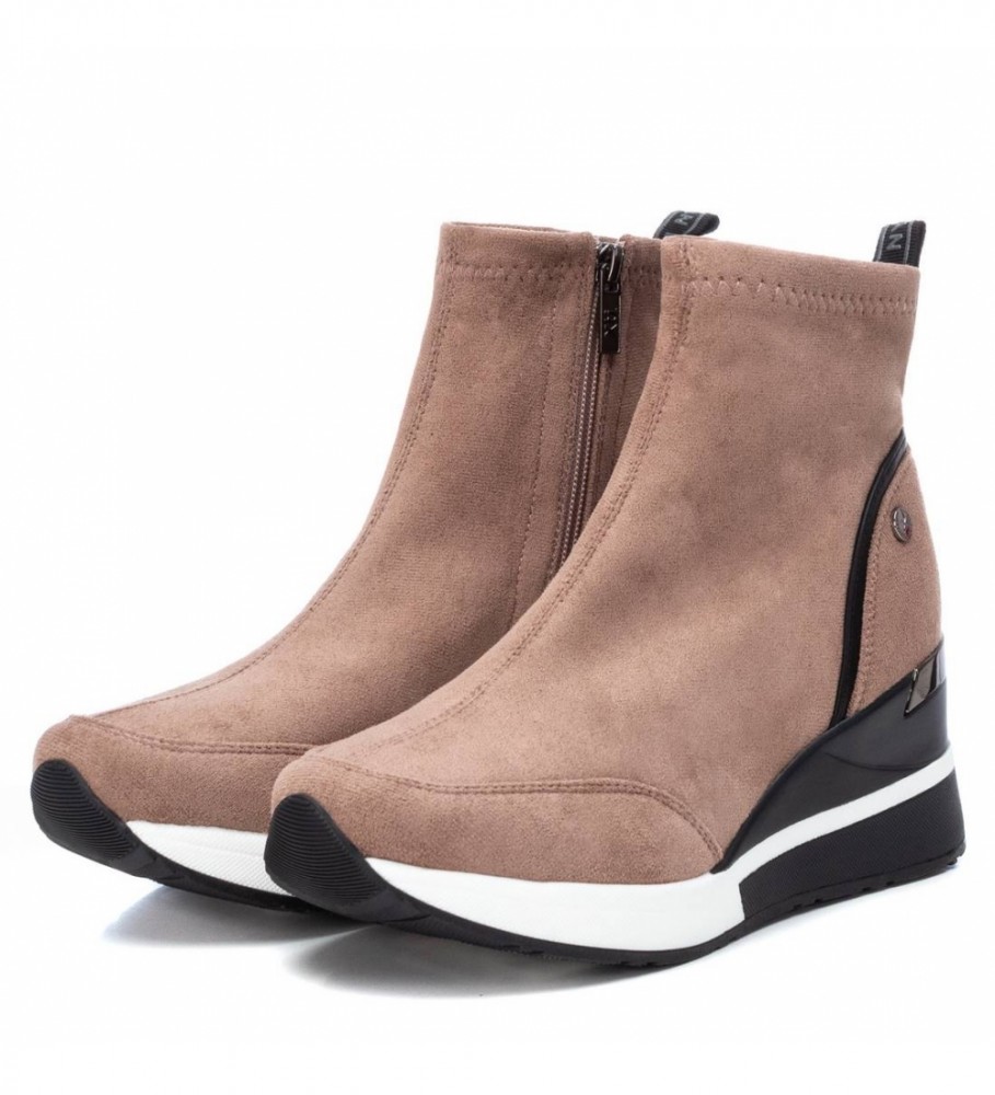 Botas de cano curto Xti Sports 140057 cor taupe