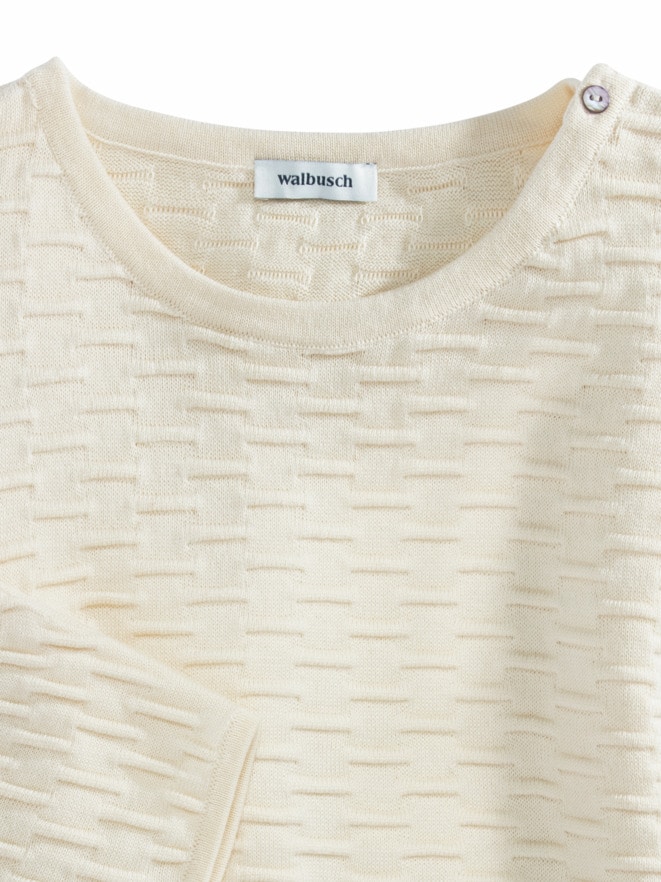 Kimono-Pullover Wellenstruktur