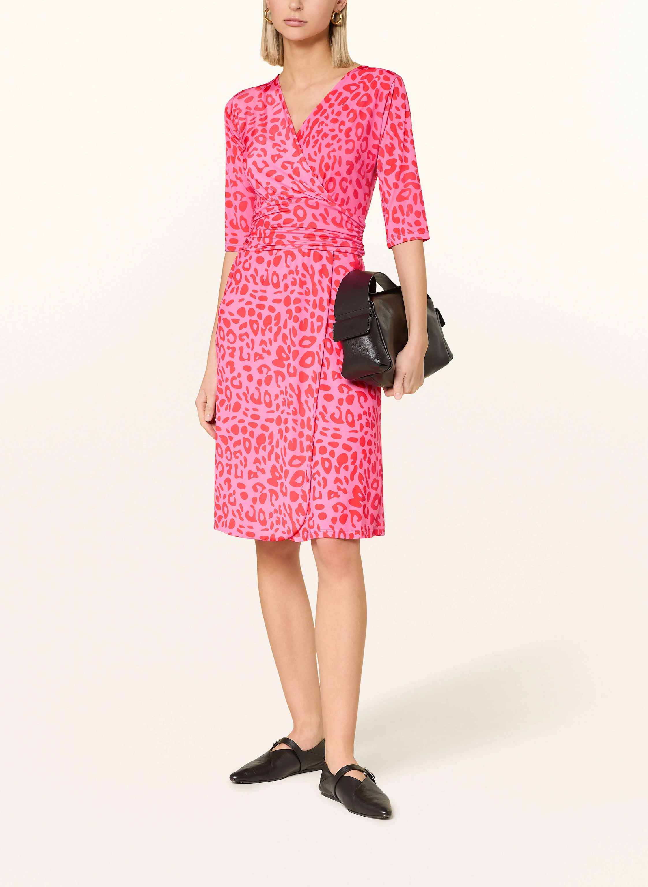 marivie Kleid SOPHISTICATED! in Wickeloptik mit 3/4-Arm