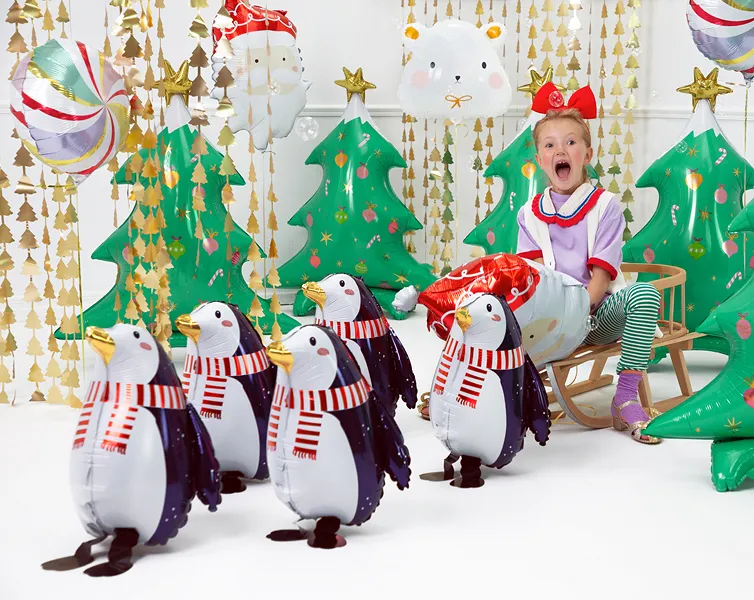 Helium Ballon Kerstman Leeg 70cm