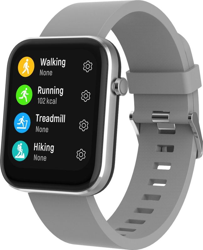 Denver - SW-182GR - Bluetooth Smartwatch - Grijs - 1,7-inch Display - IP68