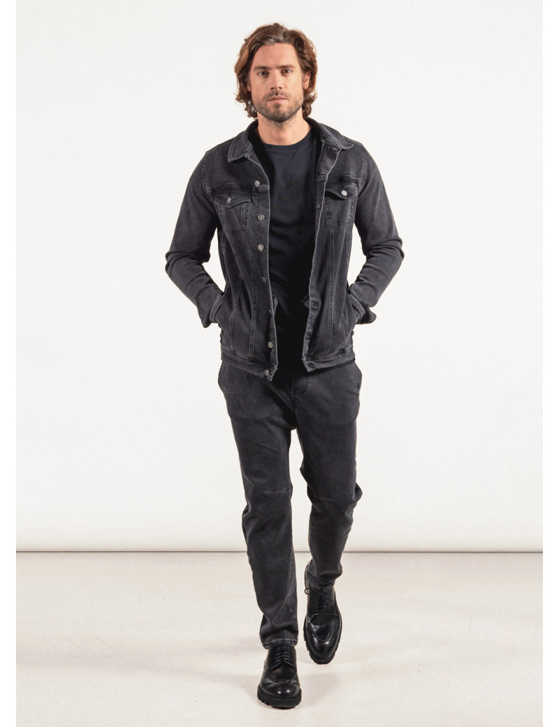 HBT DENIM CHIC | CHRIS BAND PANTALON HOMME NOIR