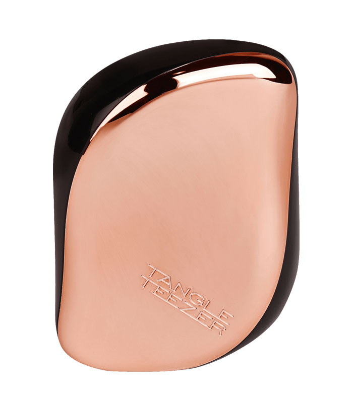 Compact Tangle Teezer - Escova especial para desembaraçar - Black Rose Gold