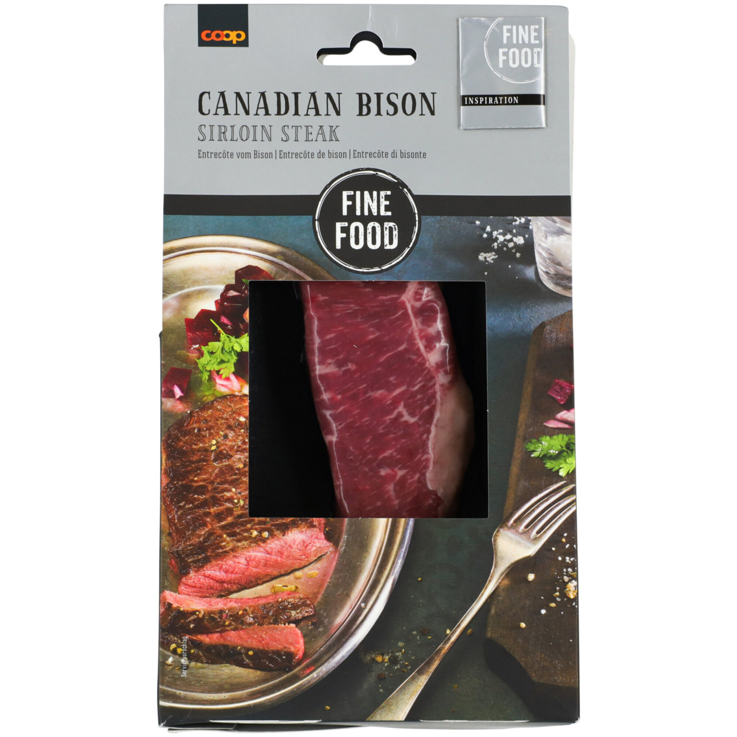 Fine Food Bison Entrecôte ca. 170g
