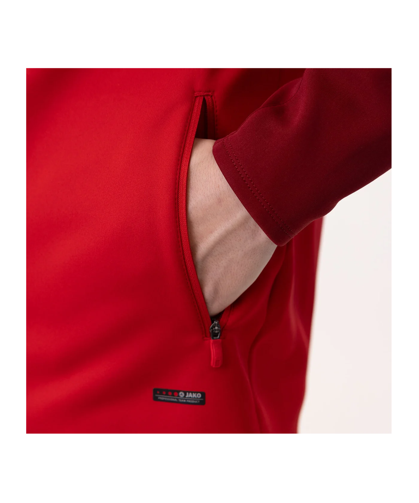 JAKO Iconic Kapuzenjacke Rot F103
