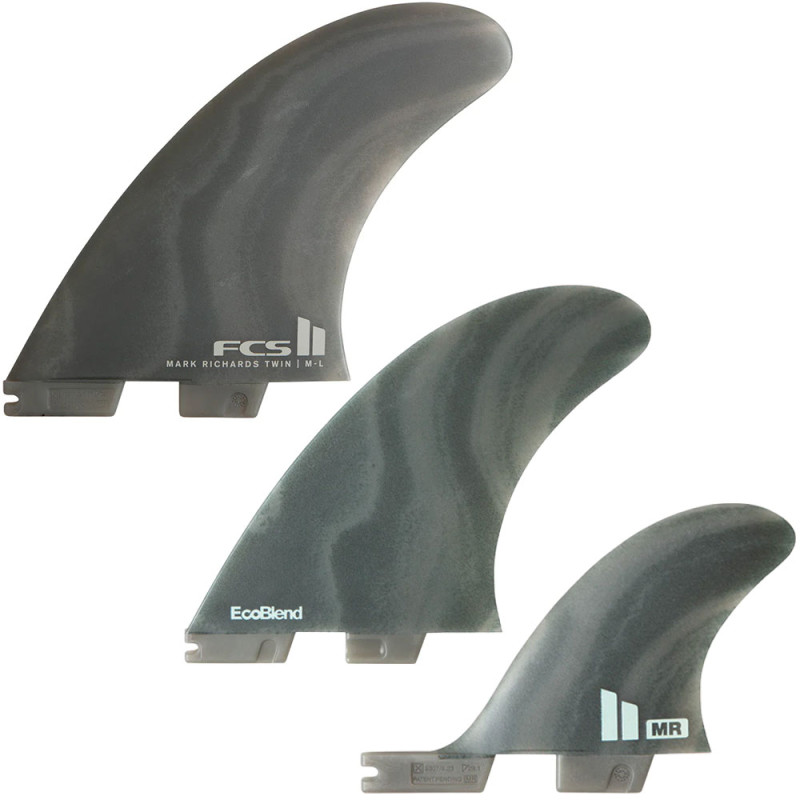 Ailerons surf fcs ii marc richards eco neo glass smoke twin+1
