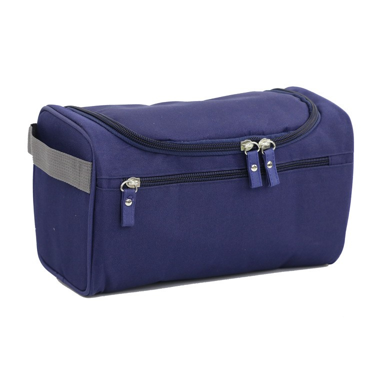 (23x15x12cm) Kosmetik Make Up Tasche Necessaire Organizer Bag mit Reissverschluss - Blau