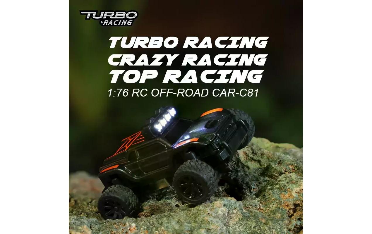 Micro Monster Truck TC-01, Schwarz, RTR, 1:76Vollwertiges RC-Auto im micro Format
