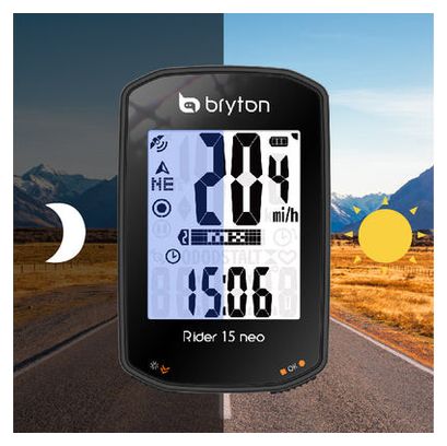 Compteur GPS Bryton Rider 15 Neo C   Capteur cadence