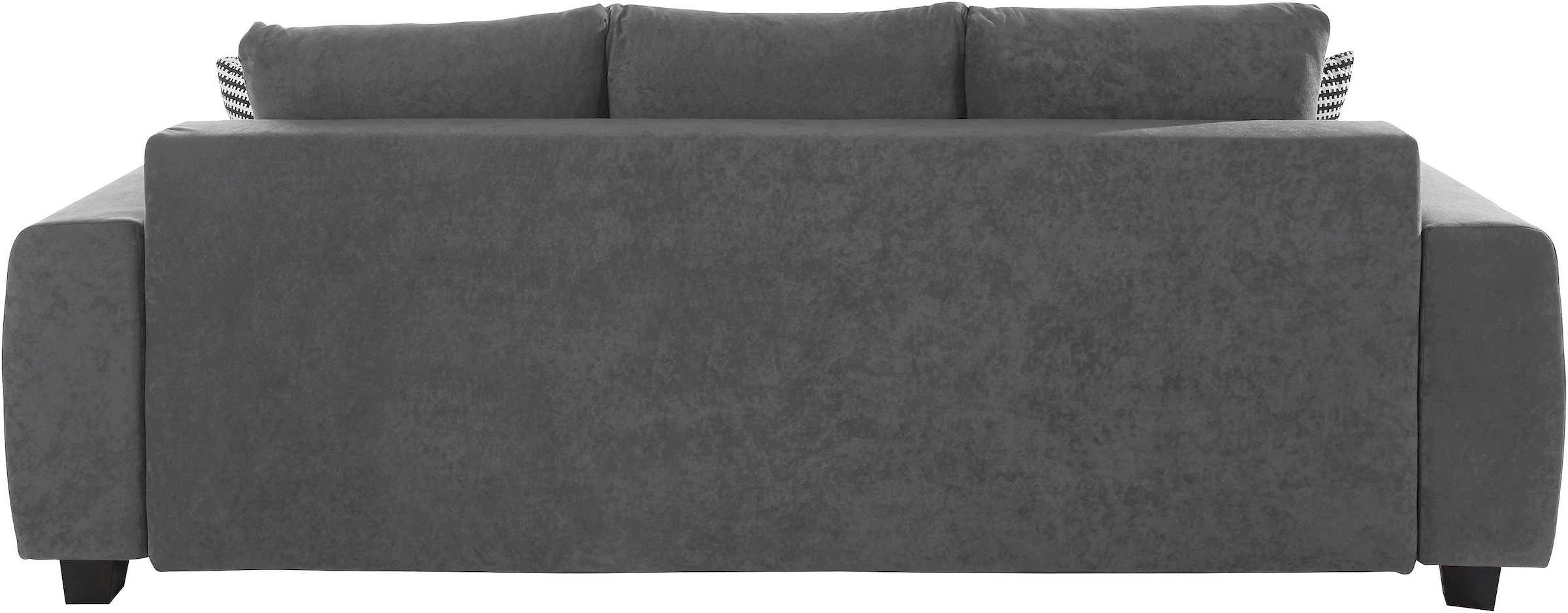 COLLECTION AB Schlafsofa »Bella, B: 241 cm, Liegefl. 142x194 cm« mit Bettfunktion, Bettkasten & 2 Zierkissen, Federkern