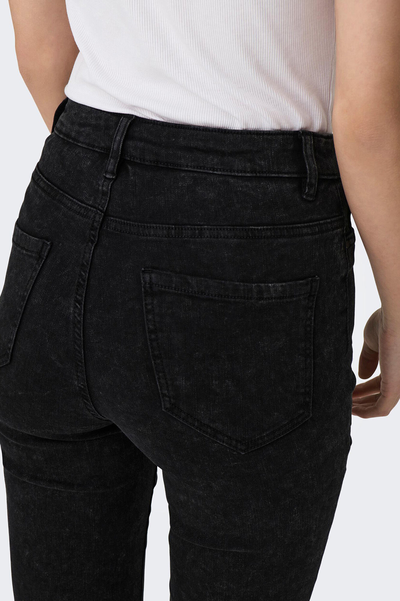 Calça jeans skinny de cintura alta
