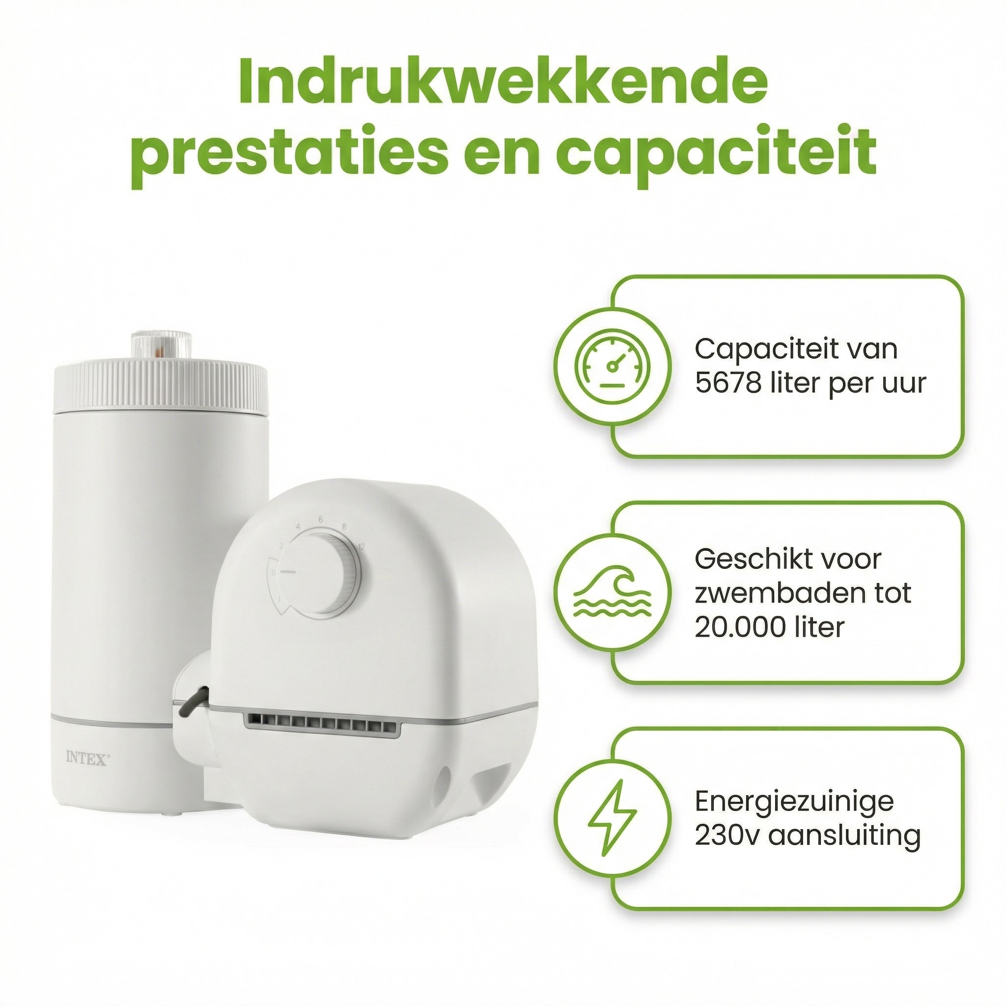 Intex 5.678 l/u filterpomp