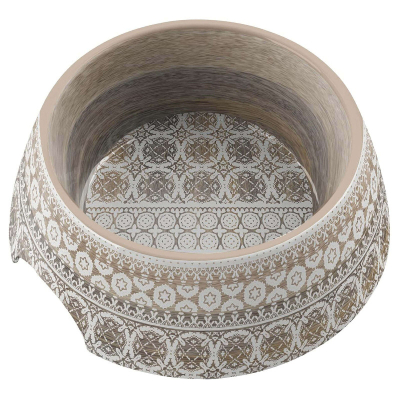 TarHong Melamin Hundenapf Maroccan Wood