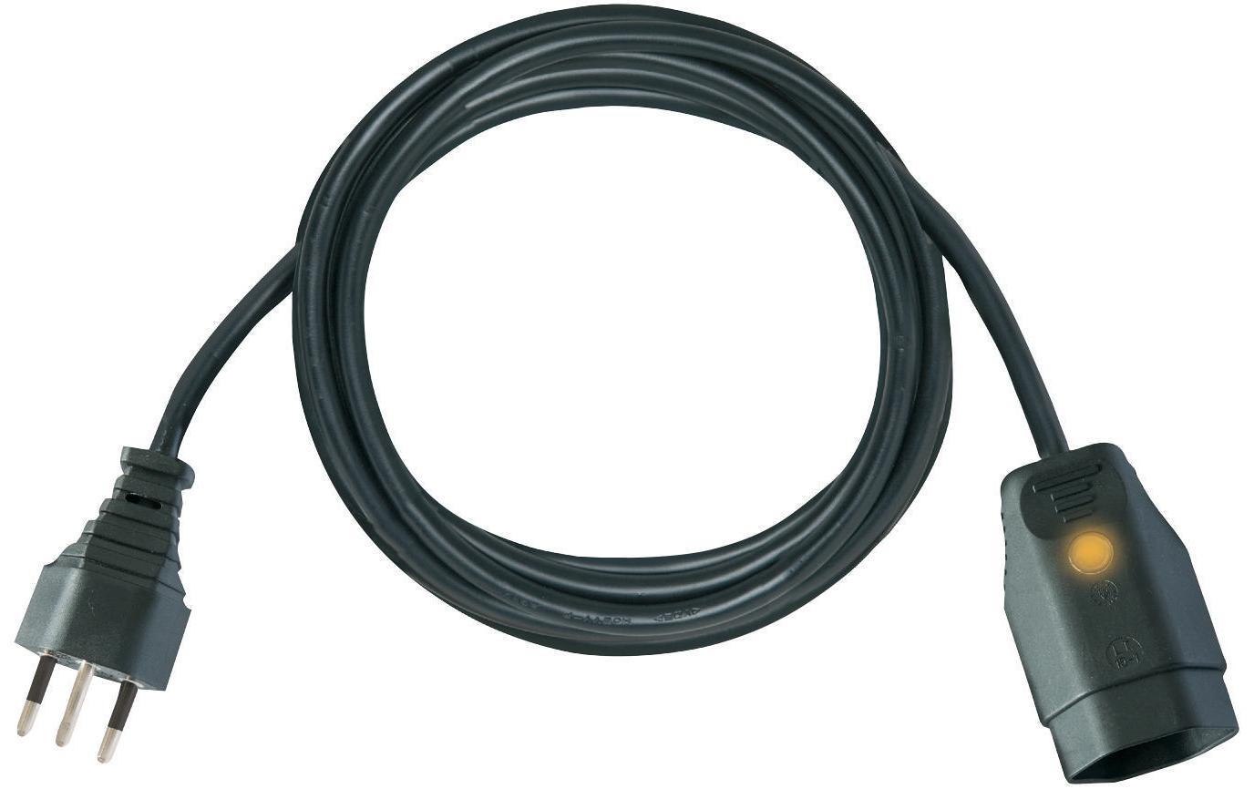 Verlängerungskabel 3 m T13-T12T12-Stecker, T13-Kupplung, 3 m, schwarz