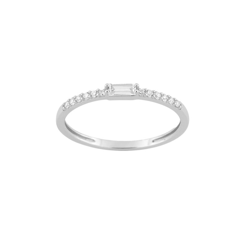 Bague Femme - Oxyde de zirconium - Or 18 Carats