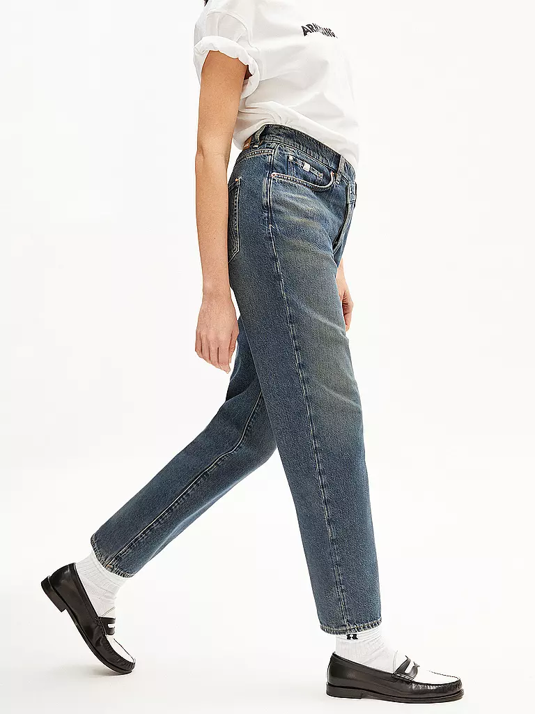 ARMEDANGELS Jeans Straight Fit 7/8  AAIKALA blau