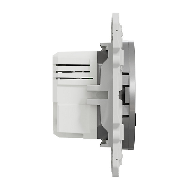 Mécanisme double chargeur usb A + C 12W Schneider Electric Odace aluminium