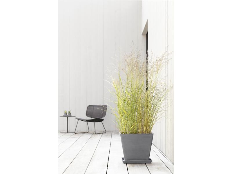 Ecopots Pflanzentopf Rotterdam 50 Grau Blumentopf