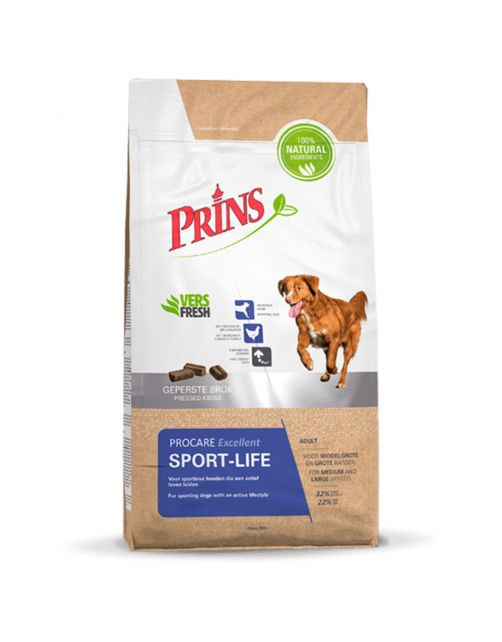 Prins Procare Exellent Sport-Life Kip&Kalkoen - Hondenvoer