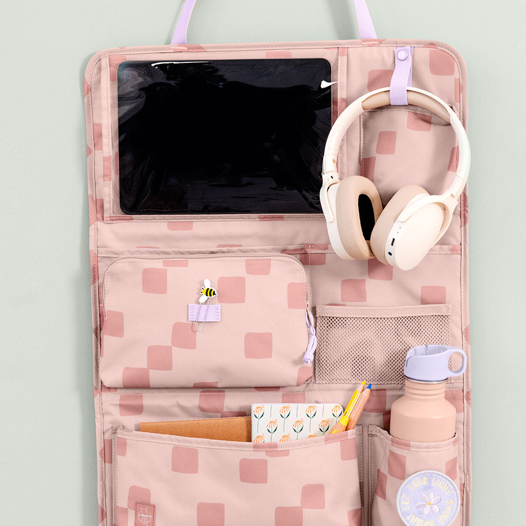lässig auto organiser pattern party rose