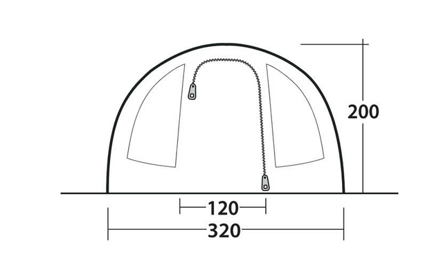 Outwell Sky 5 Tunnelzelt für 5 Personen