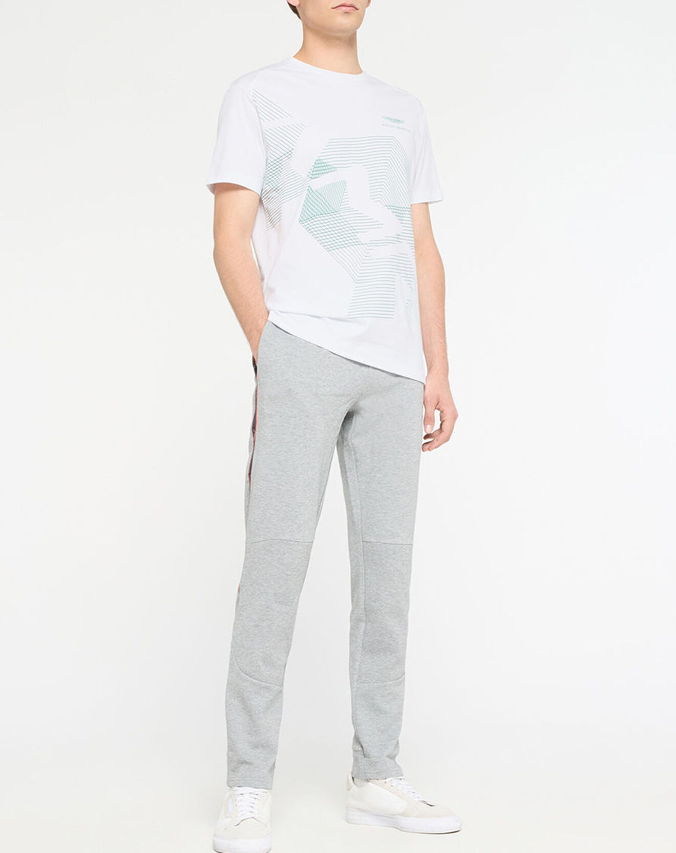 Hackett London T-Shirt Design Aston Martin Racing blanc