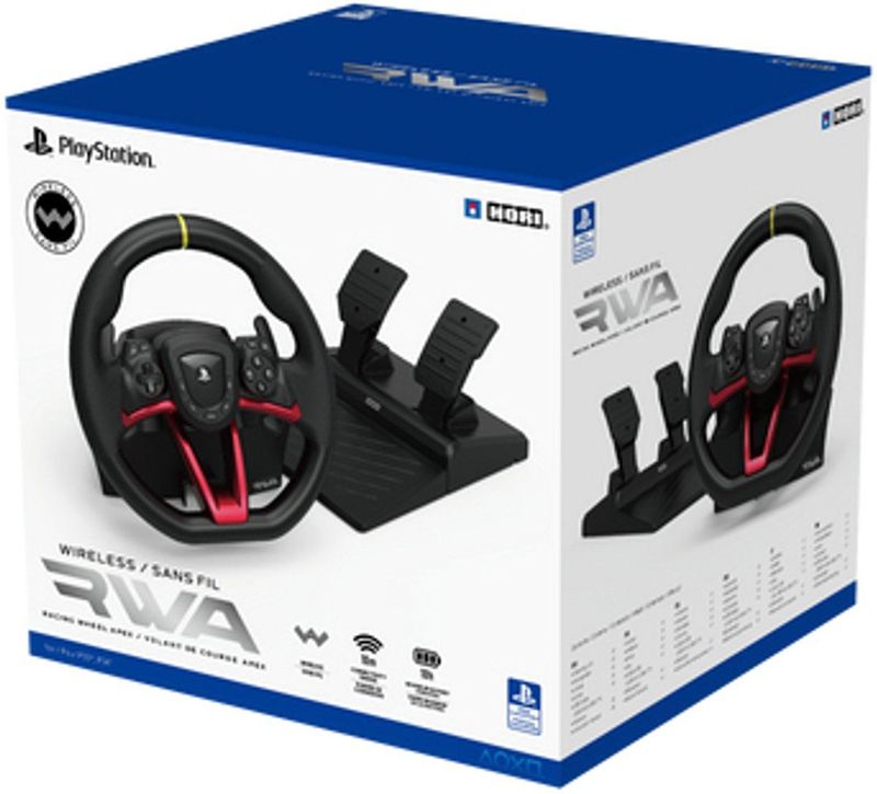 HORI - Wireless Racing Wheel APEX - Gamecontroller - Zwart - Draadloos