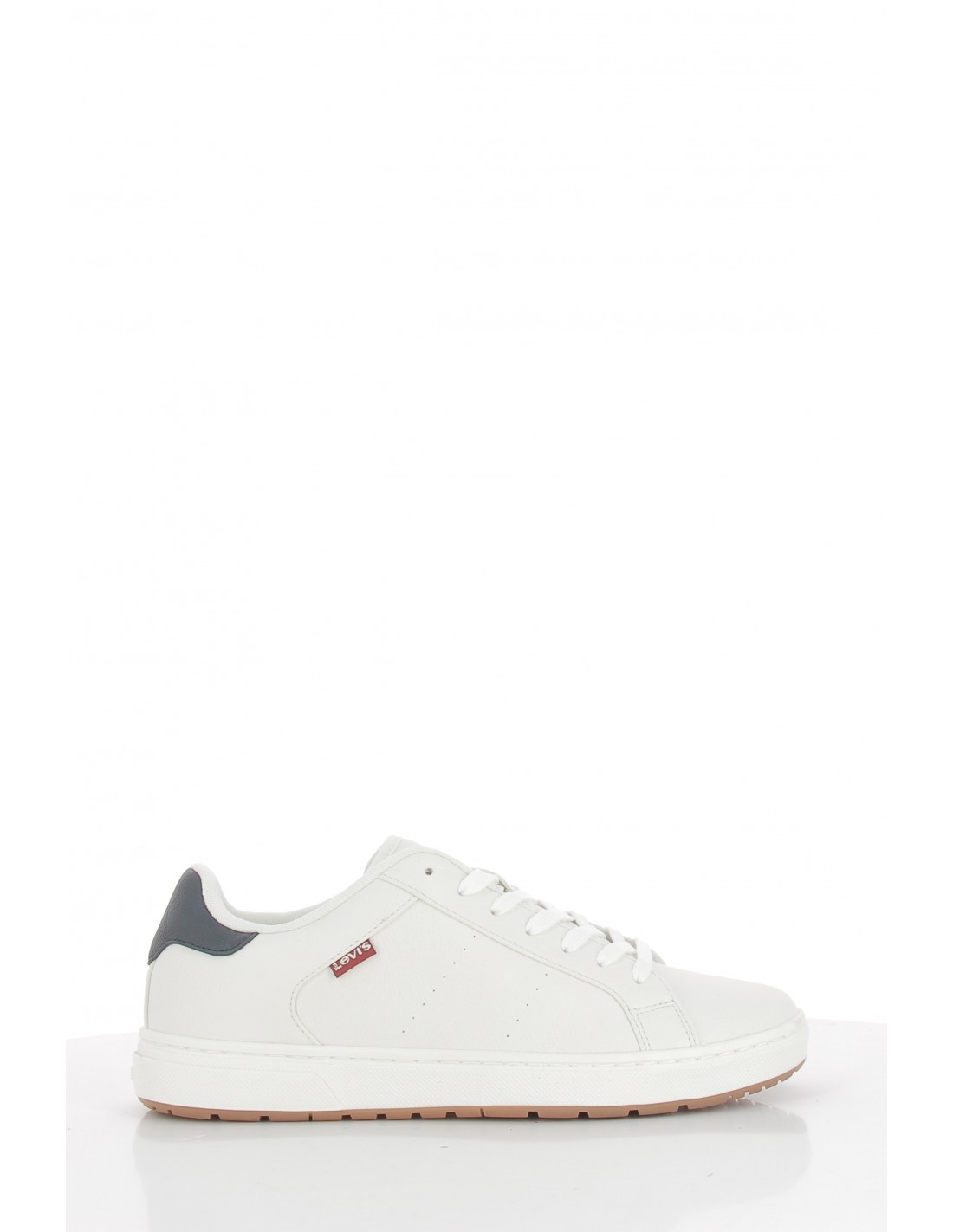levi's baskets de ville homme sneaker piper blanc/bleu