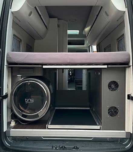tinyWASH WT-1-EU Waschtrockner silbergrau/chrom