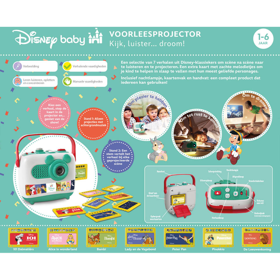Clementoni Baby Disney verhaal projector
