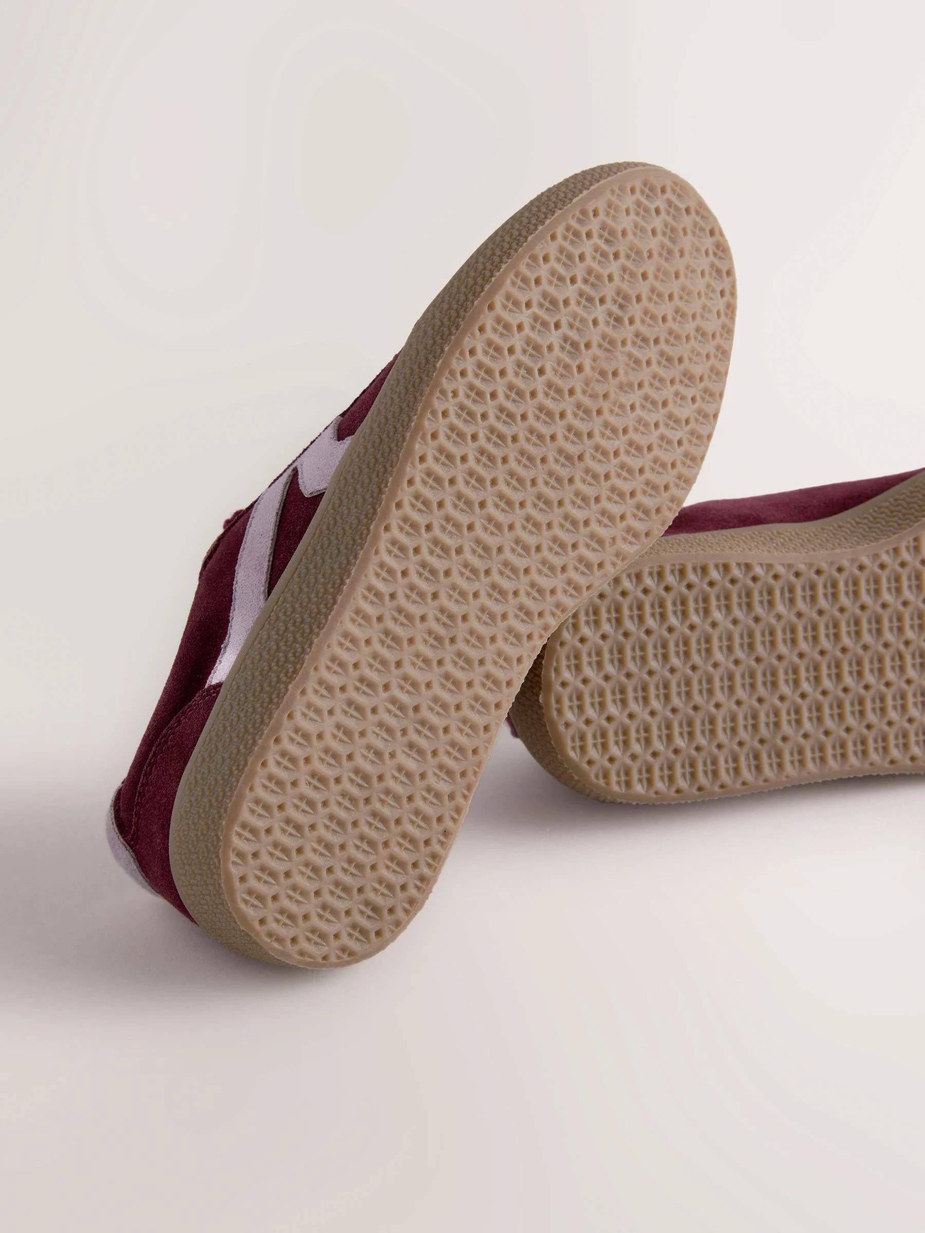 Bordeauxrood - Lifestyle sneakers met veters
